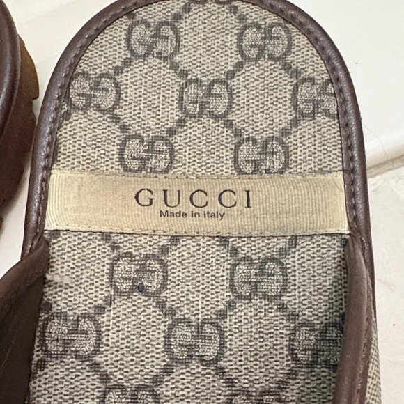 Gucci slide sandals coated canvas - great condition! - Picture 4 of 5